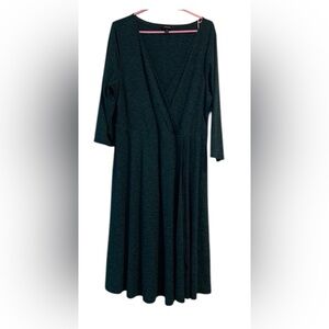 Torrid green striped dress